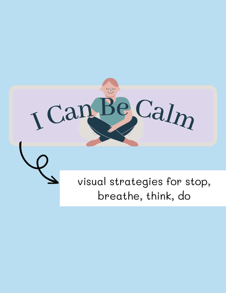 I can be calm product cover page